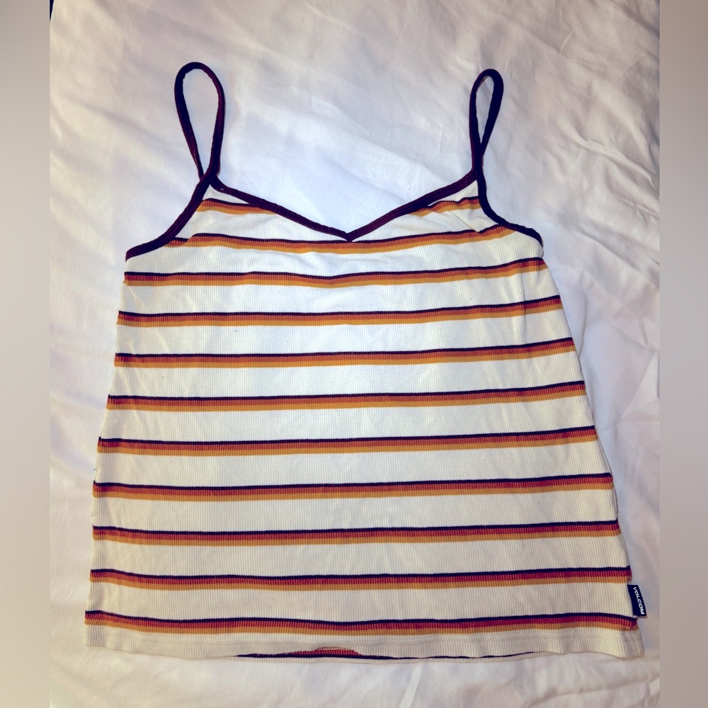 Volcom “Avoid the void” striped tank top